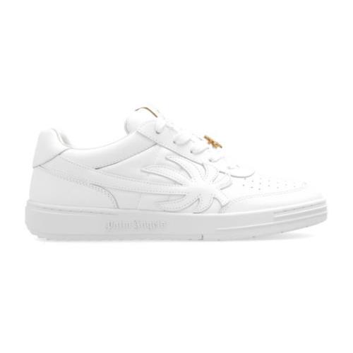 Universiteitssneakers Palm Angels , White , Heren