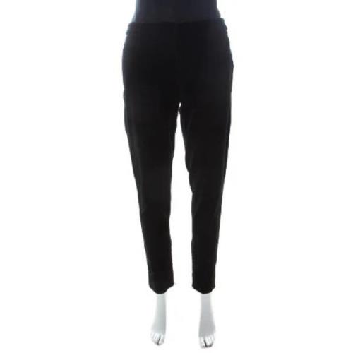 Pre-owned Cotton bottoms Miu Miu Pre-owned , Black , Dames