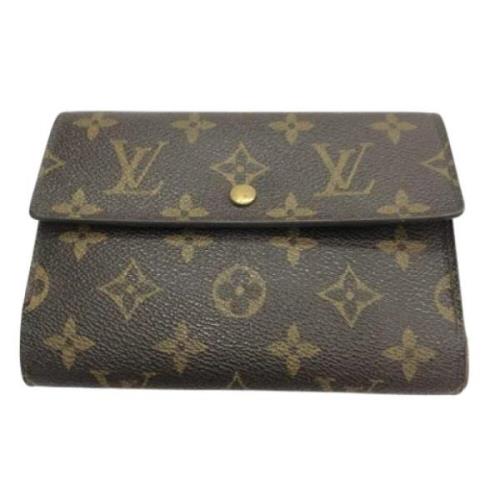 Pre-owned Canvas wallets Louis Vuitton Vintage , Brown , Dames