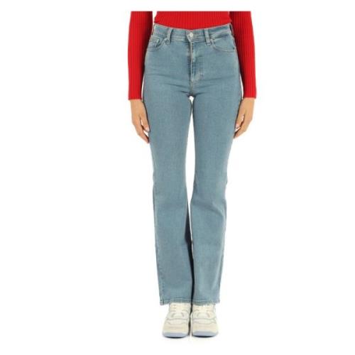 Trousers Tommy Jeans , Blue , Dames