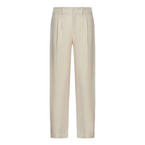 Wide Trousers Ralph Lauren , Beige , Dames