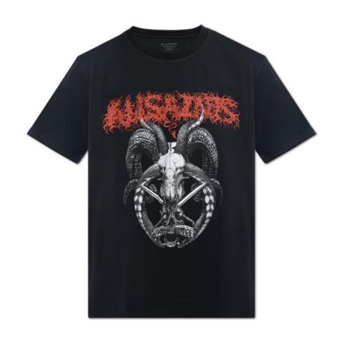 Archon T-shirt AllSaints , Black , Heren