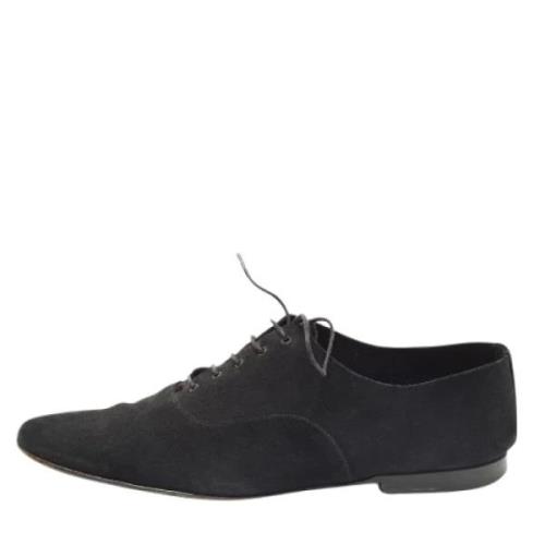 Pre-owned Suede sneakers Dior Vintage , Black , Dames