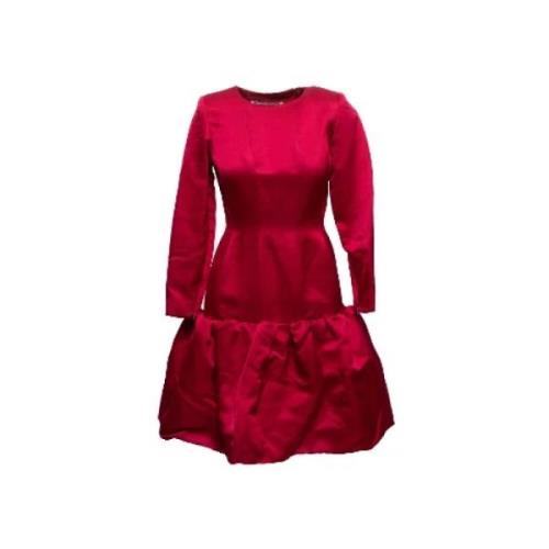 Pre-owned Fabric dresses Oscar De La Renta Pre-owned , Red , Dames