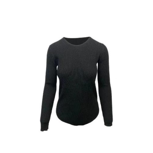 Pre-owned Wool tops Balenciaga Vintage , Black , Dames