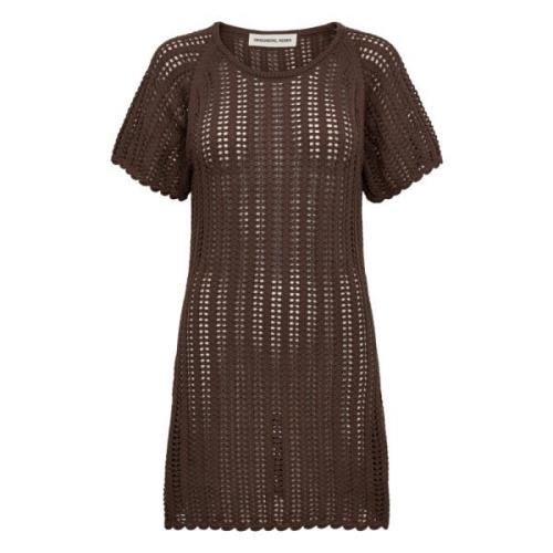 Knitted Dresses Designers Remix , Brown , Dames