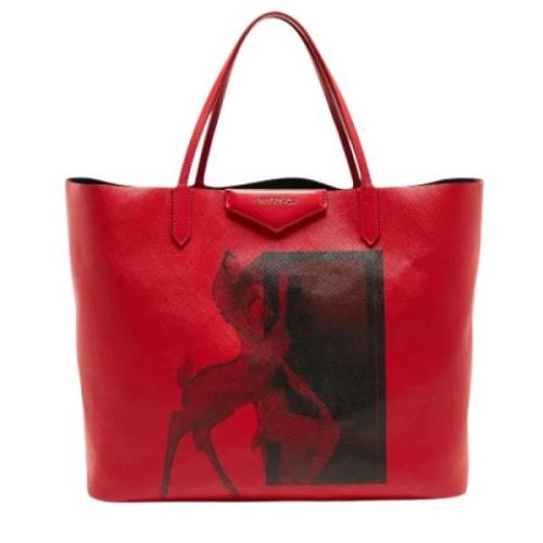 Pre-owned Leather totes Givenchy Pre-owned , Red , Dames