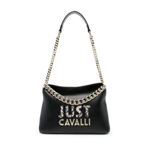 Zwarte Schoudertas Just Cavalli , Black , Dames