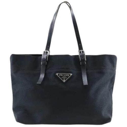 Pre-owned Canvas totes Prada Vintage , Black , Dames