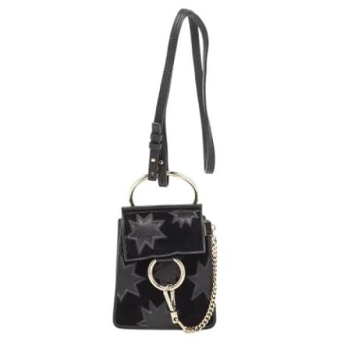Pre-owned Leather shoulder-bags Chloé Pre-owned , Black , Dames