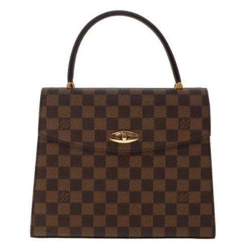 Pre-owned Canvas handbags Louis Vuitton Vintage , Brown , Dames