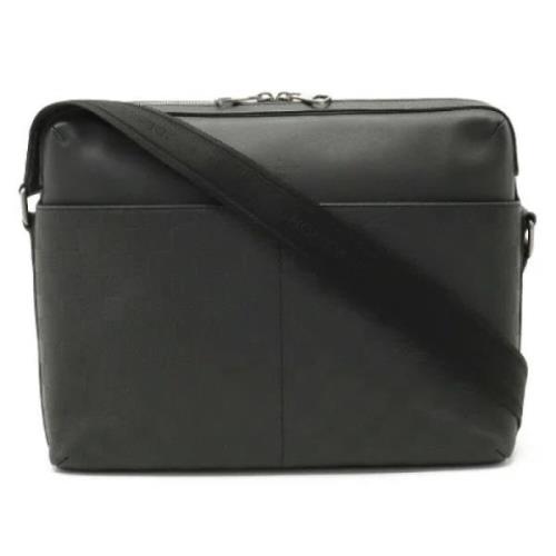 Pre-owned Canvas shoulder-bags Louis Vuitton Vintage , Black , Unisex