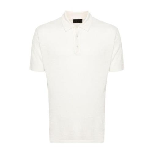 Polo Shirts Roberto Collina , White , Heren