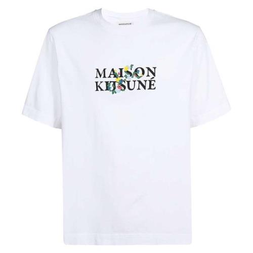 T-Shirts Maison Kitsuné , White , Heren