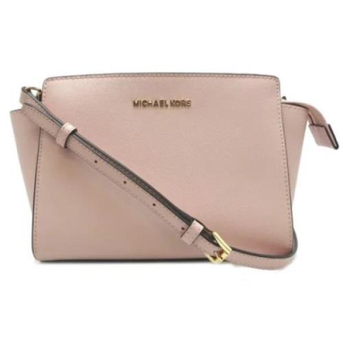 Pre-owned Leather shoulder-bags Michael Kors Pre-owned , Pink , Dames