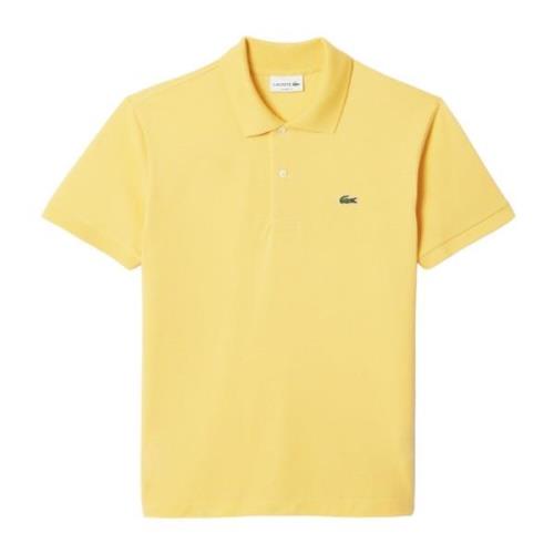 Gele T-shirts en Polos Lacoste , Yellow , Heren