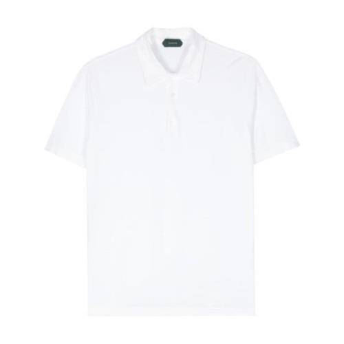Polo Shirts Zanone , White , Heren