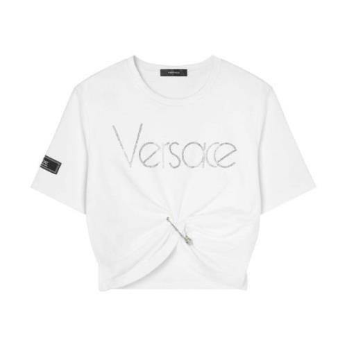 T-Shirts Versace , White , Dames
