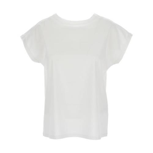 Boatneck Shirt Wit Allude , White , Dames