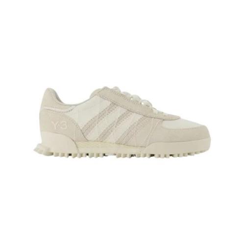 Pre-owned Leather sneakers Yohji Yamamoto Pre-owned , White , Dames