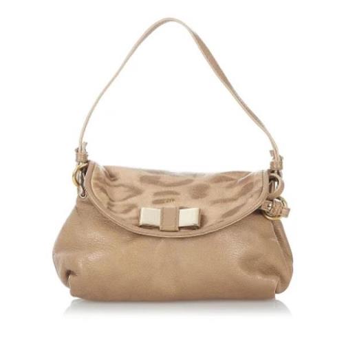 Pre-owned Leather shoulder-bags Chloé Pre-owned , Brown , Dames