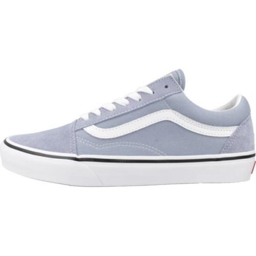 Old Skool Sneakers voor stijlvolle vrouwen Vans , Blue , Dames