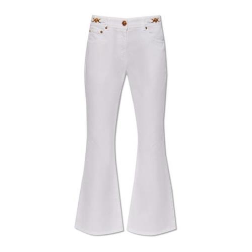 Flared jeans Versace , White , Dames