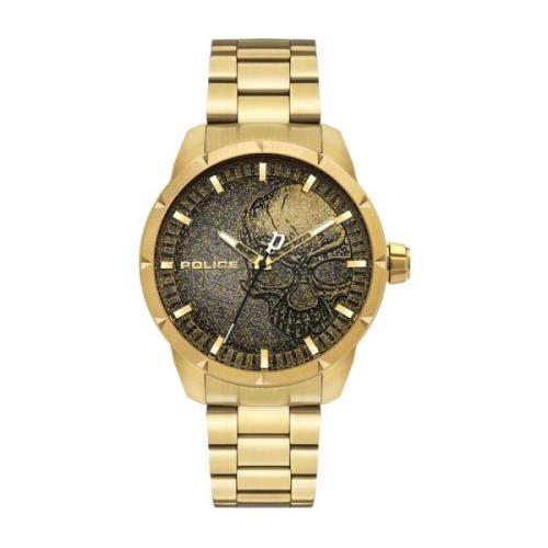 Watches Police , Yellow , Heren