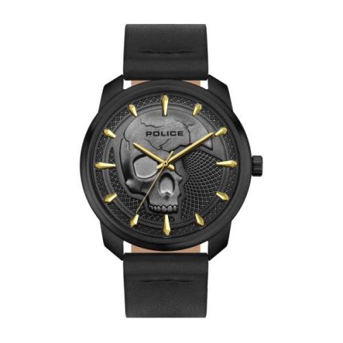 Watches Police , Black , Heren