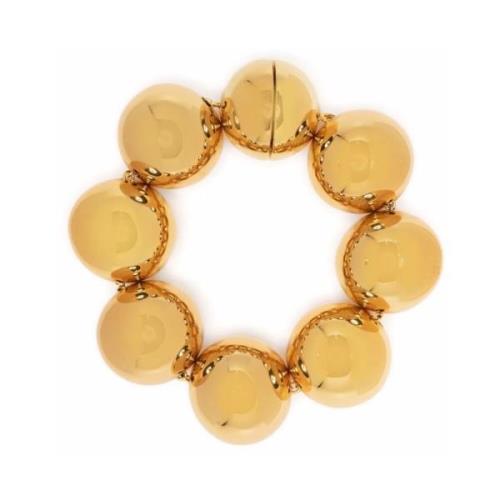 Gouden Speelse Ring Armband Jil Sander , Yellow , Dames