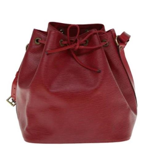 Pre-owned Leather louis-vuitton-bags Louis Vuitton Vintage , Red , Dam...