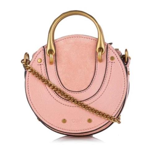 Pre-owned Leather handbags Chloé Pre-owned , Pink , Dames