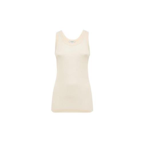 Mouwloze Top Lemaire , White , Dames