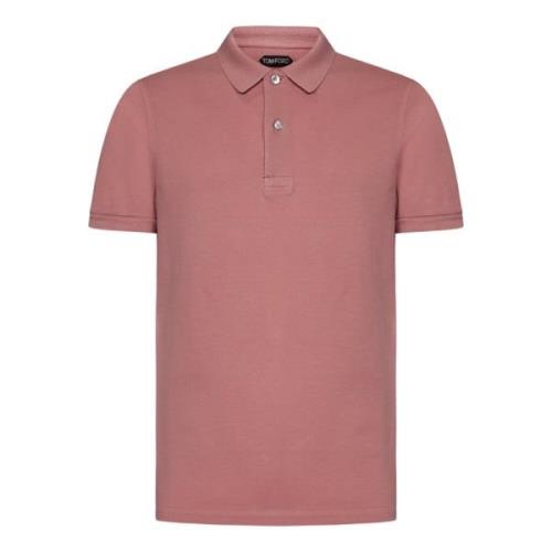 Polo Shirts Tom Ford , Pink , Heren