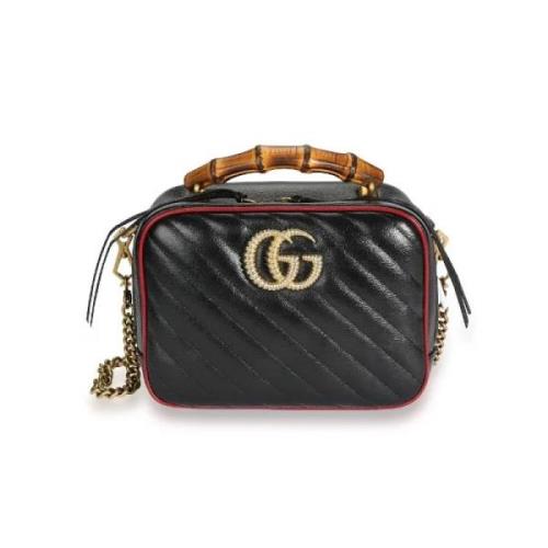 Pre-owned Leather gucci-bags Gucci Vintage , Black , Dames