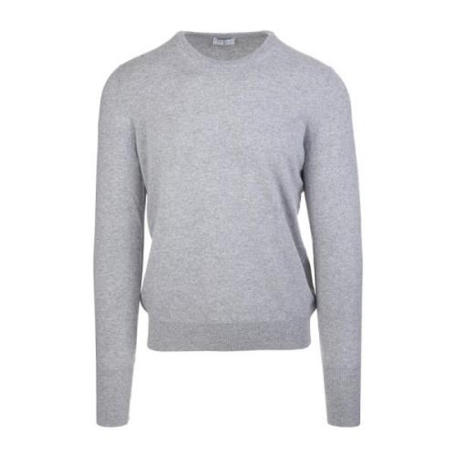 Round-neck Knitwear Fedeli , Gray , Heren