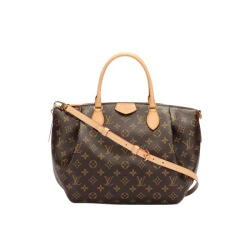 Pre-owned Canvas handbags Louis Vuitton Vintage , Brown , Dames