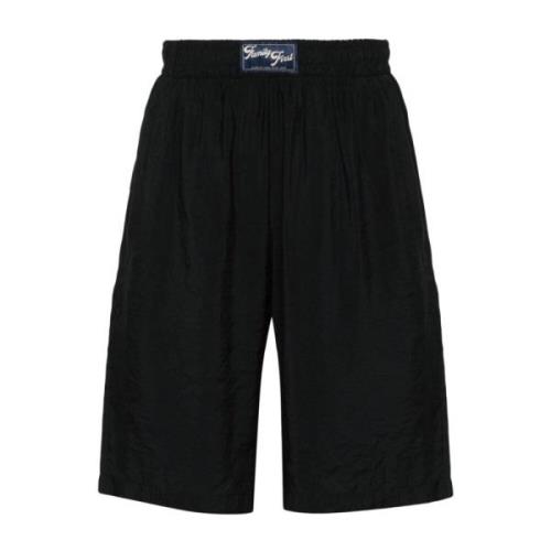 Casual Shorts Family First , Black , Heren
