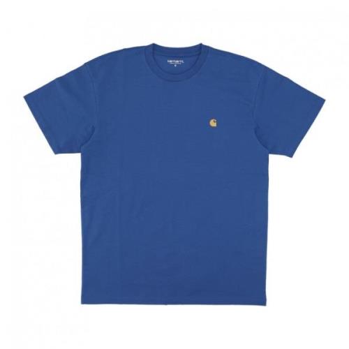 Acapulco/Gold Streetwear T-Shirt Carhartt Wip , Blue , Heren