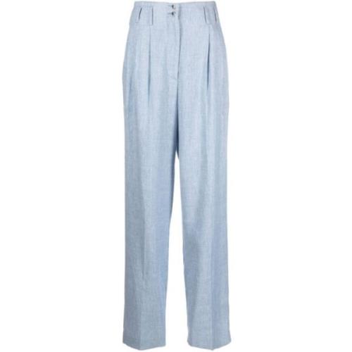 Wide Trousers Genny , Blue , Dames