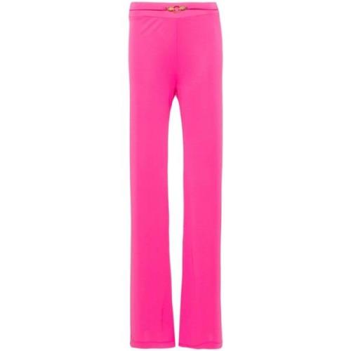 Straight Trousers Just Cavalli , Pink , Dames