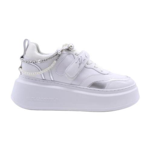 Luxe Dames Sneakers Karl Lagerfeld , White , Dames