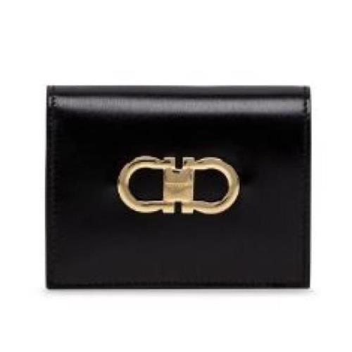 Wallets Cardholders Salvatore Ferragamo , Black , Dames