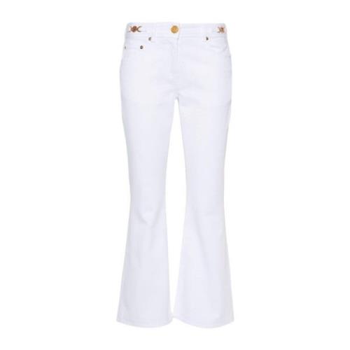 Flared Jeans Versace , White , Dames