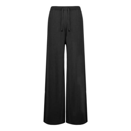 Wide Trousers BomBoogie , Black , Dames