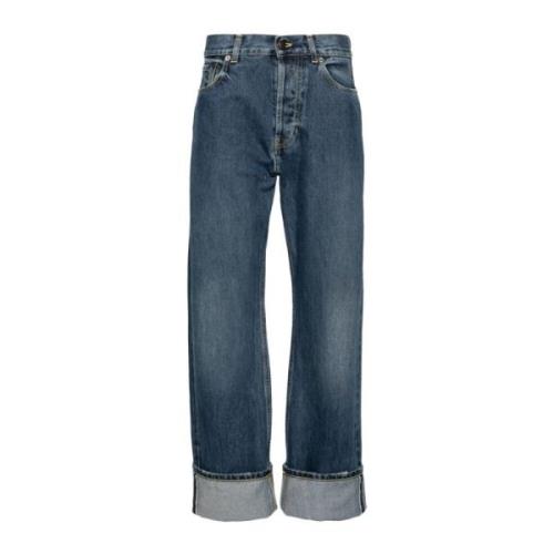 Straight Jeans Alexander McQueen , Blue , Heren