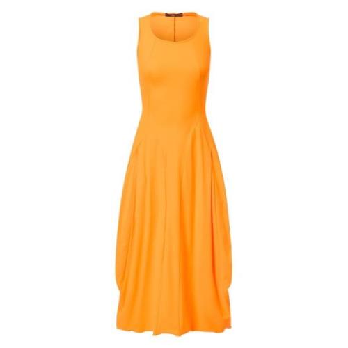 Midi Dresses High , Orange , Dames