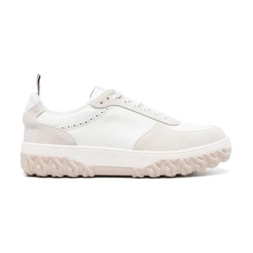 Witte Letterman Sneakers Thom Browne , White , Heren
