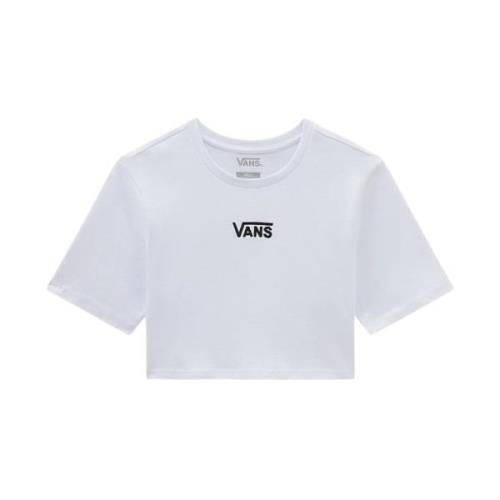 Flying V Crew Crop II Shirt Vans , White , Dames