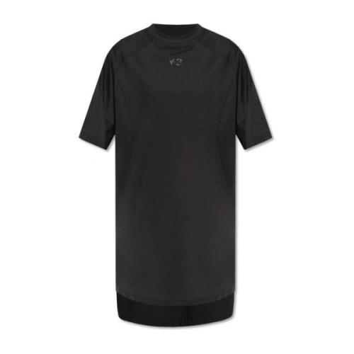 T-shirt jurk Y-3 , Black , Dames